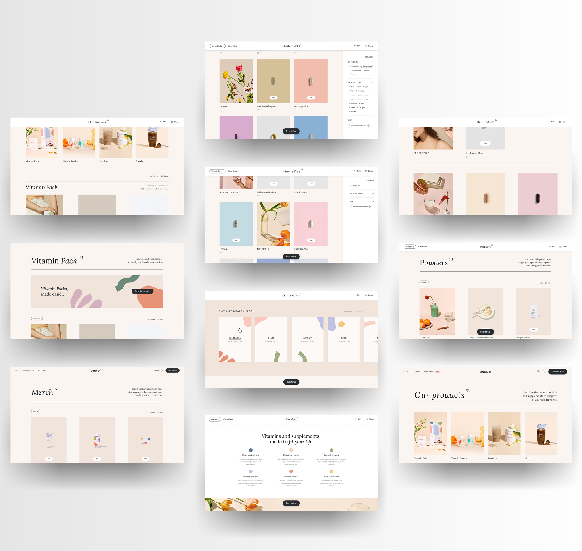 Product catalog — catalog page design
