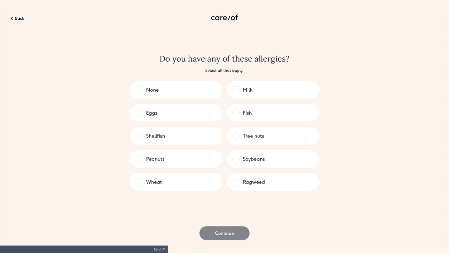 Quiz recommendation — screen 4