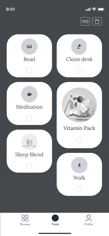 Concept testing — initial design directions