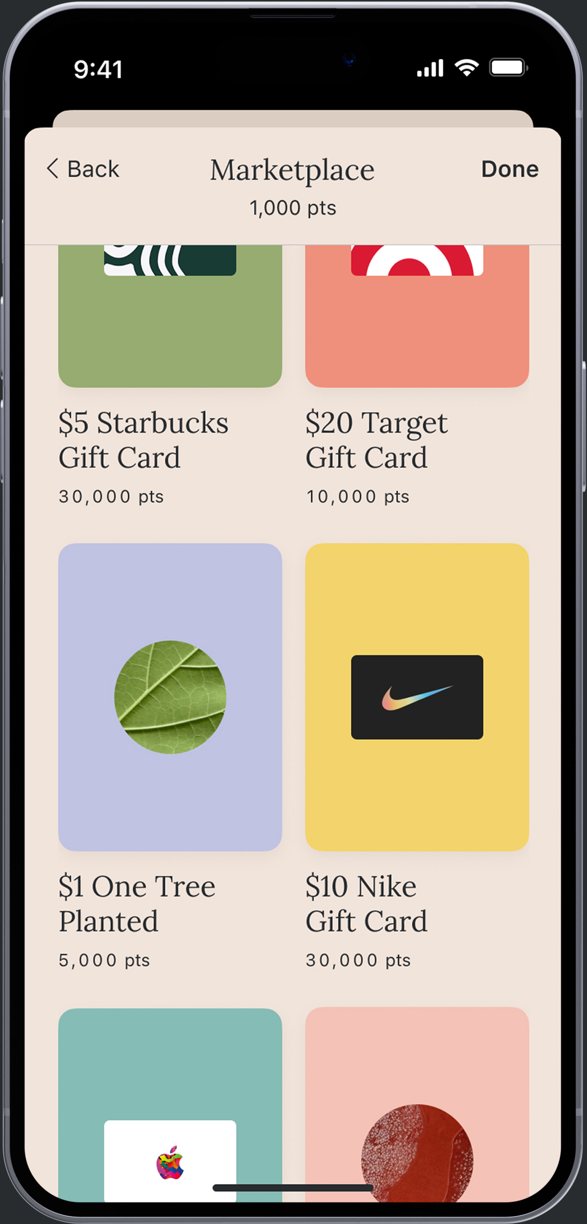 Rewards — market