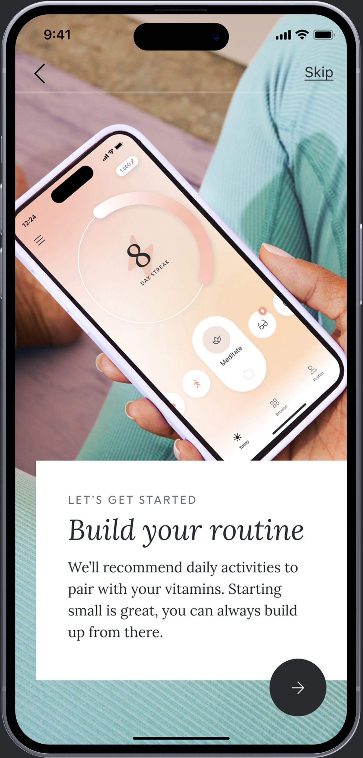 Onboarding — routine introduction