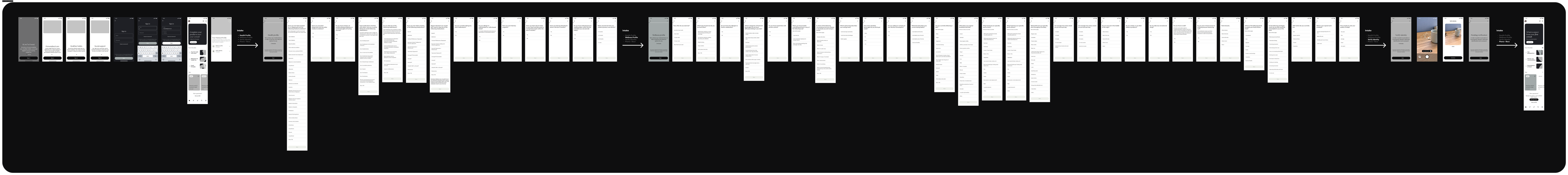 Intake, verify ID, and awaiting consult onboarding screen