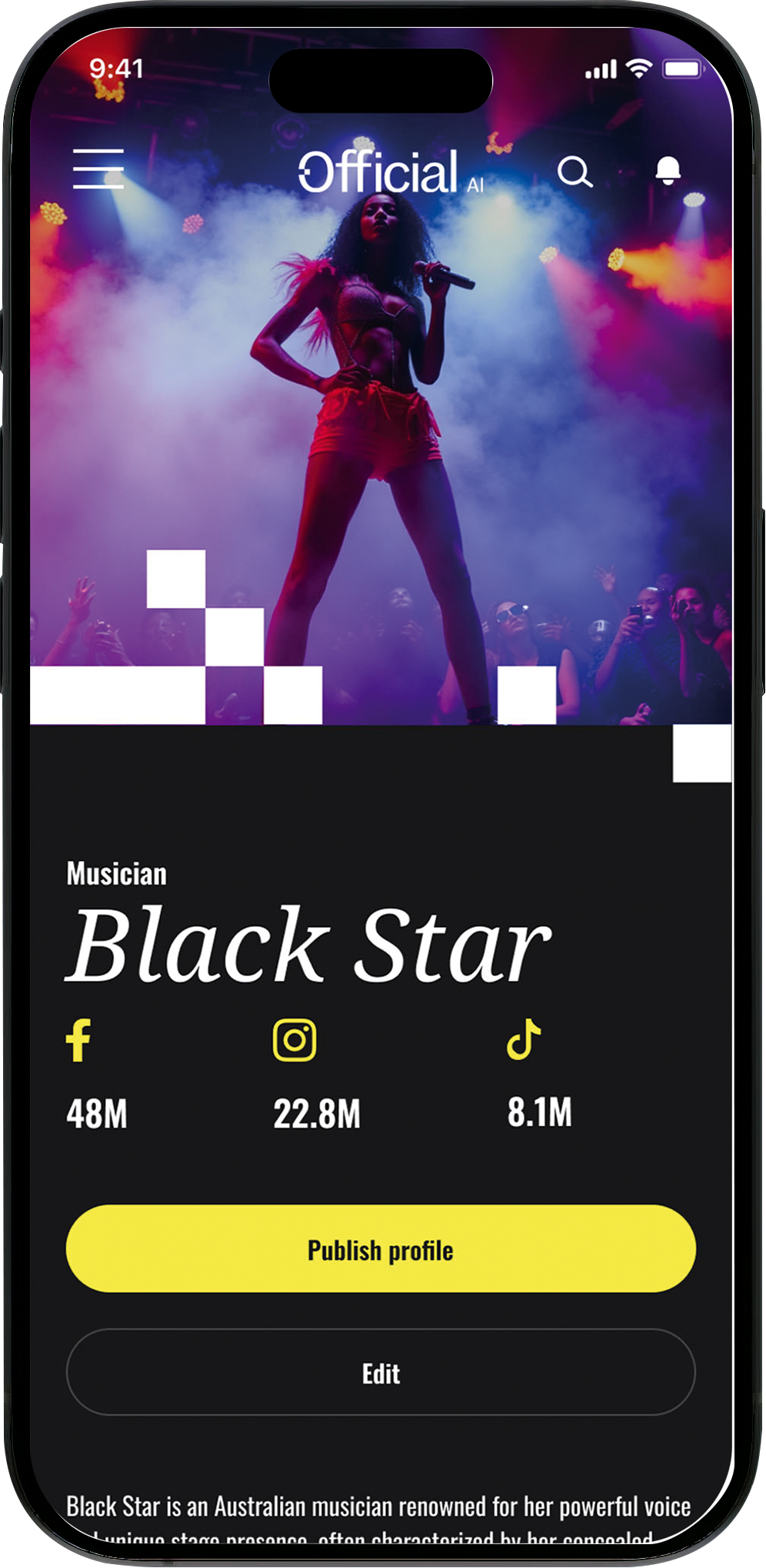 Add talent — request unregistered talent