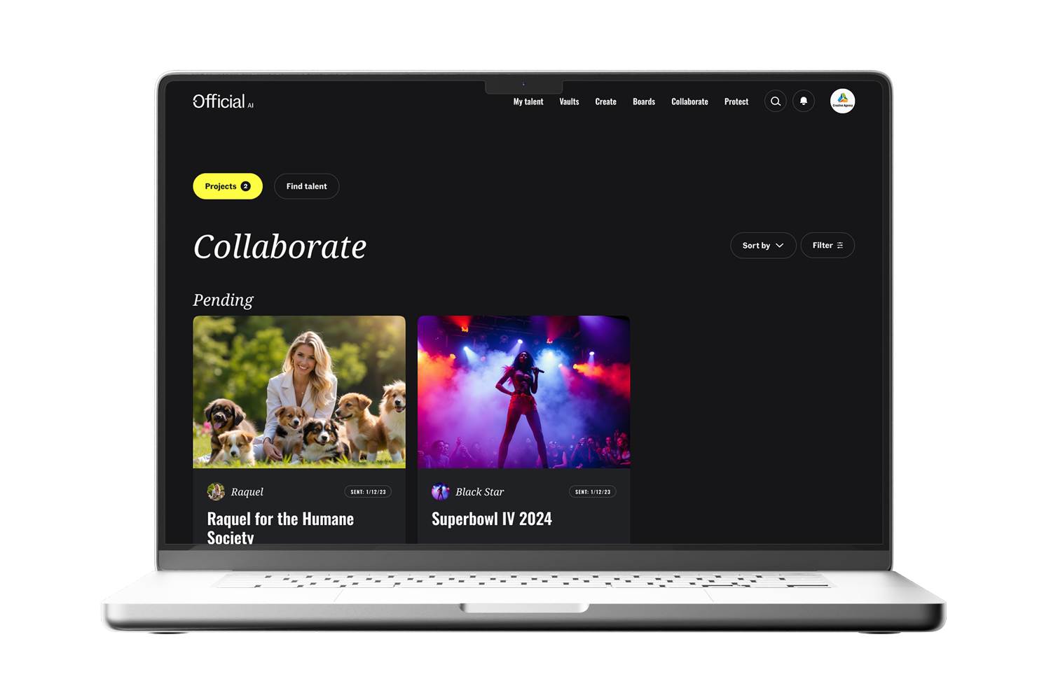 Create project — product details
