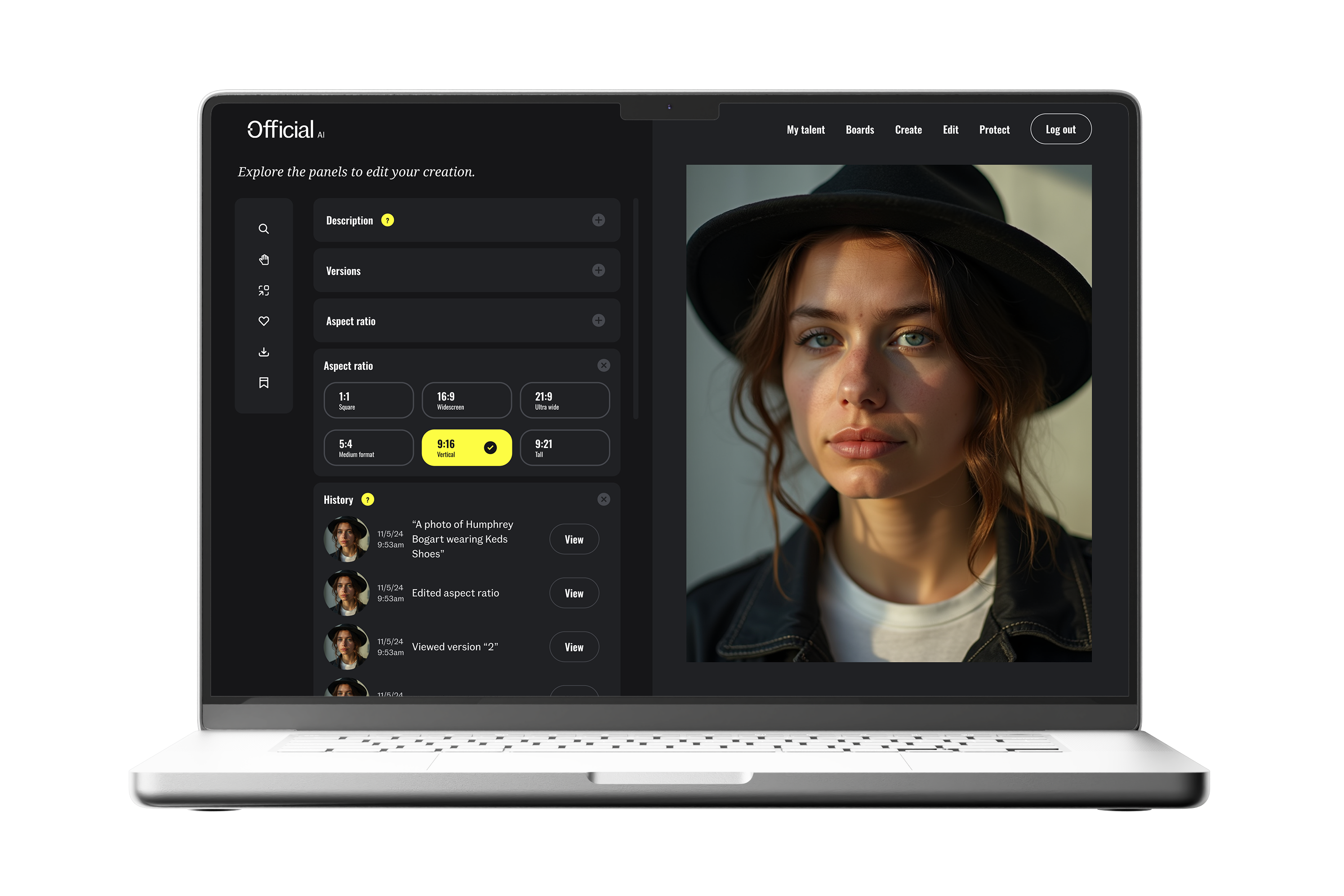 Image generation — variation grid