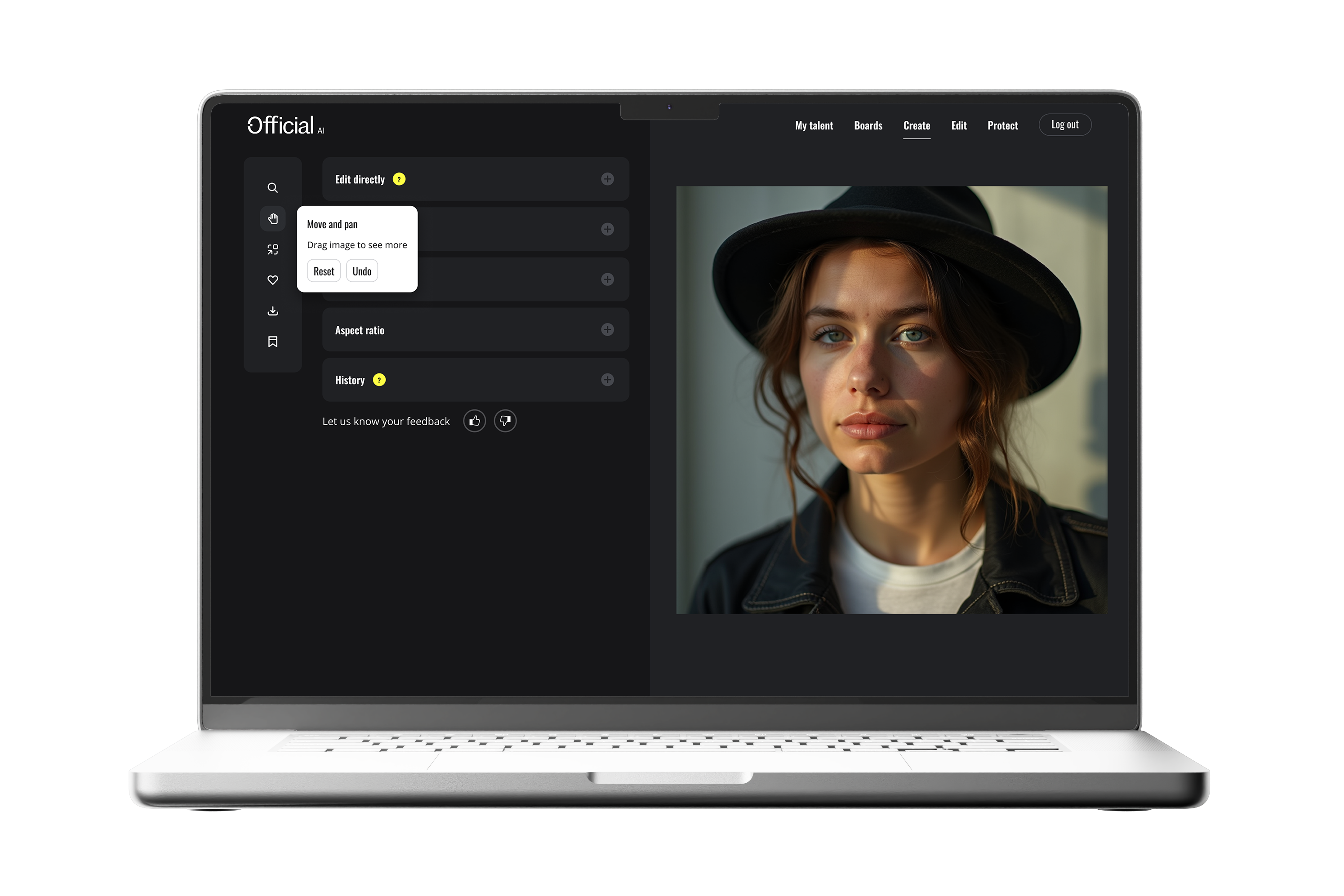 Image generation — export flow